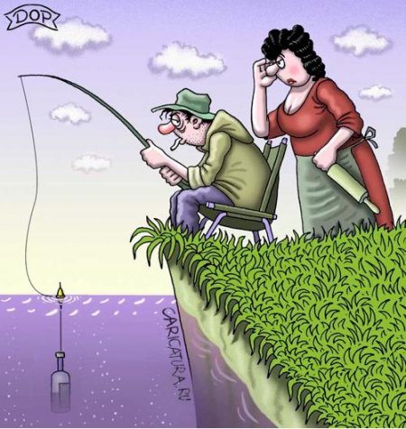 смешная картинка на тему рыбалка №25